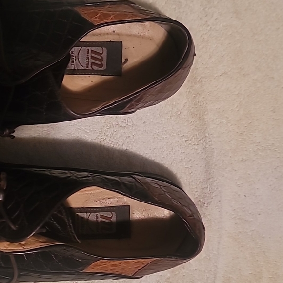 Mauri.mens alligator shoes - Picture 2 of 6